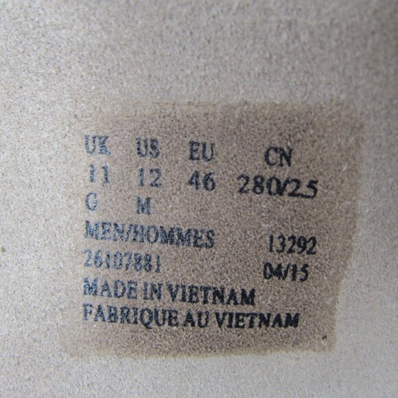 Clark’s Men’s Desert Suede Lace-Up Boots, Beige, Men's Size 12 M EUC - Picture 7 of 8